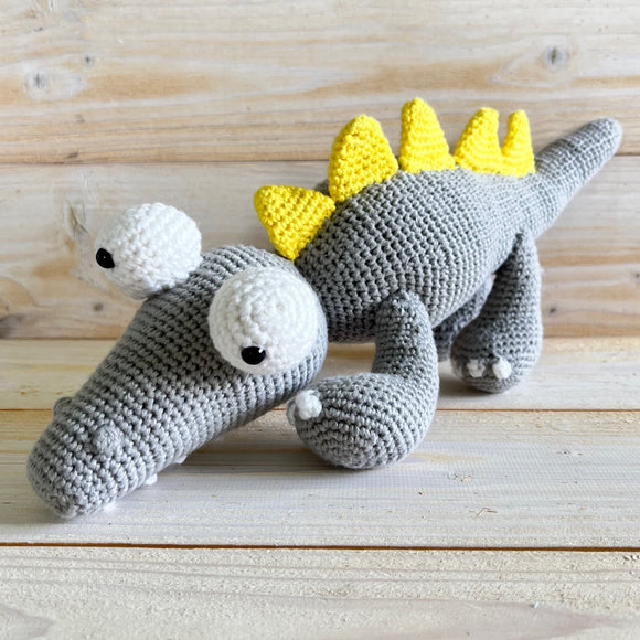 Crocodile Gray Amigurumi Crochet