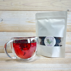 Farm-Grown Dried Roselle Hibiscus – Resealable 1 oz Package