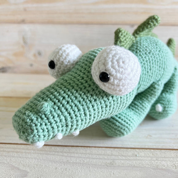 Crocodile Green Amigurumi Crochet