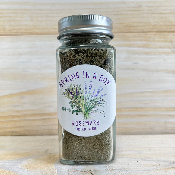 Premium Farm-Grown Dried Rosemary – Glass Spice Jar (0.92 oz)