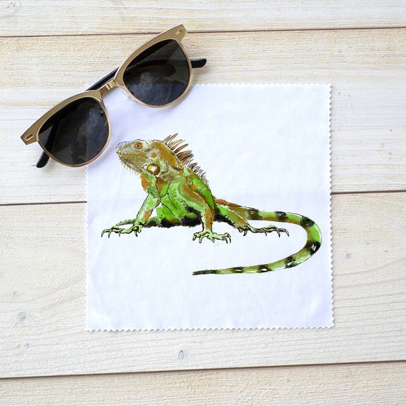 Iguana Collections Wildlife Eyeglass Cleaner Lens Cloth