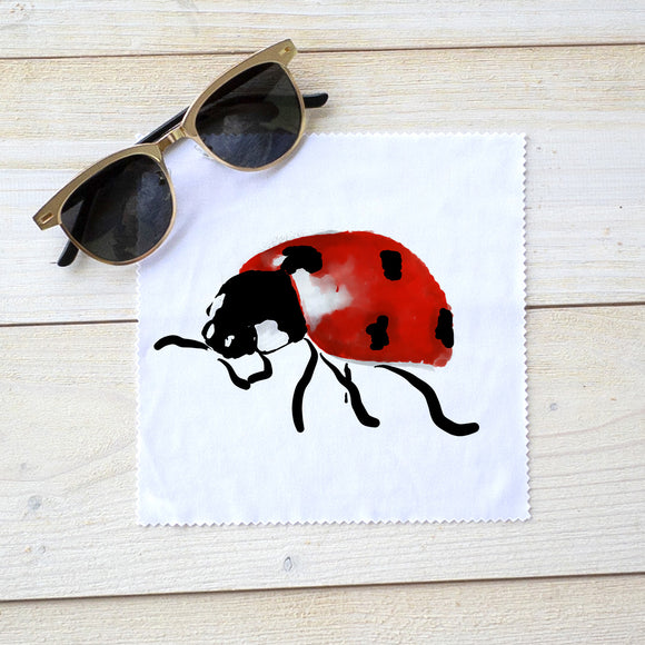 Ladybug Eyeglass Cleaner Lens Cloth