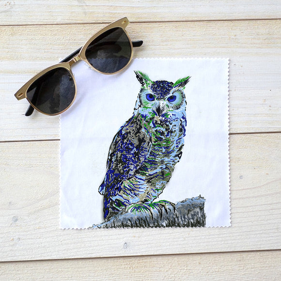 Owl Eyeglass Cleaner Lens Cloth