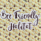 Bee Friendly Habitat, Aluminum Large Yard Stake, 15.5 x 7.5 in.(Two Legs)
