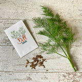 Dill Seed and Aluminum Garden Marker Set / Naturally Grown Active