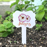 Hibiscus Garden Marker Small 7 x 4 in.